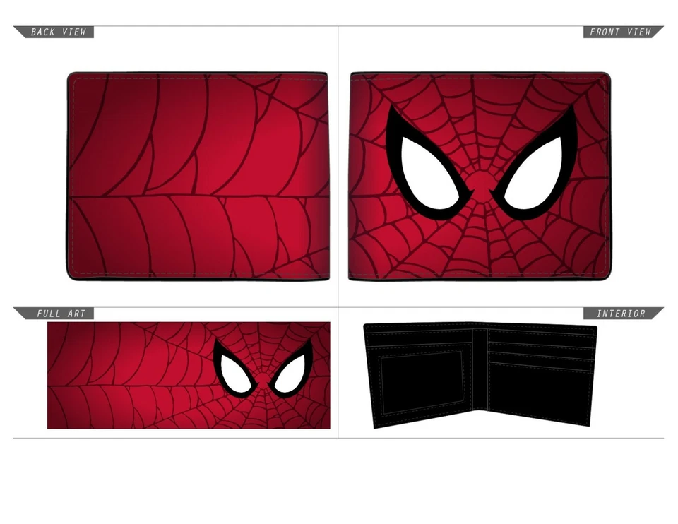 Men's Bi-fold Spider-Man Exclusive Officially Licensed Marvel Wallet - Image 3 of 4
