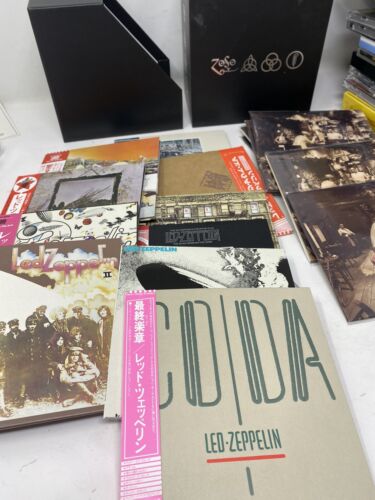 LED ZEPPELIN  12 Disc ANNIVERSARY   DEFINITIVE   JAPAN  BOX SET VG CONDITION - Afbeelding 1 van 12