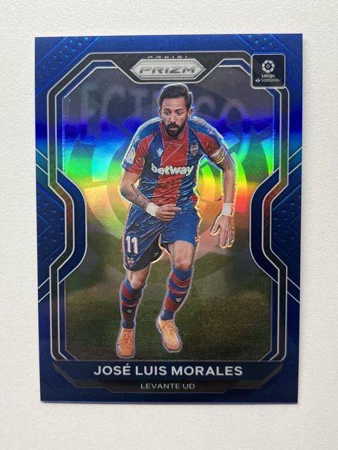 2020-21 Panini Chronicles Prizm Blue #19 Jose Luis Morales /49 Levante UD Card