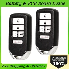 2For Honda CRV Civi 2016 2017 2018 2019 2020 Keyless Entry Car Remote Key Fob
