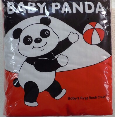 Baby Panda Rag Book Baby's First Book Club 