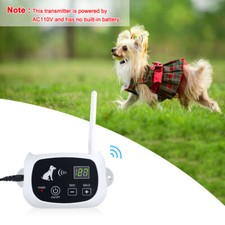 Wireless Electric Dog Fence Shock Collars For 1/2/3 Dogs Pet Containment System