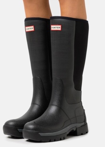 HUNTER Field Balmoral Hybrid Tall Black 