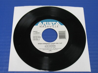 ALAN JACKSON - Meat And Potato Man /When Somebody - Country 45 VG Tested (READ) | eBay