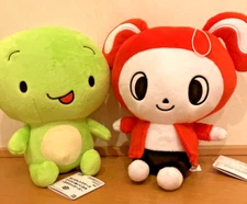 Maizen Sisters Big Plush Doll Stuffed Toy Set Sit Pose Mikey Zenichi BANDAI New