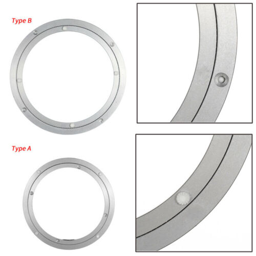 Dining-table Aluminum Turntable Bracket Rotating Base Tray Bearing Swivel Plate - Picture 1 of 25