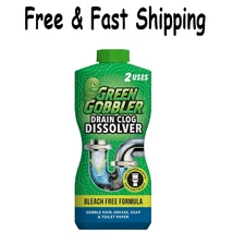 Green Gobbler Drain Clog Remover and Cleaner, Septic-Safe, Bleach-Free-31 Oz.