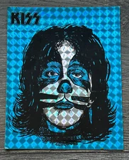 KISS PRISM STICKER Prismatic Dynasty Peter Criss 5" 1980 Vintage Kiss Aucoin A