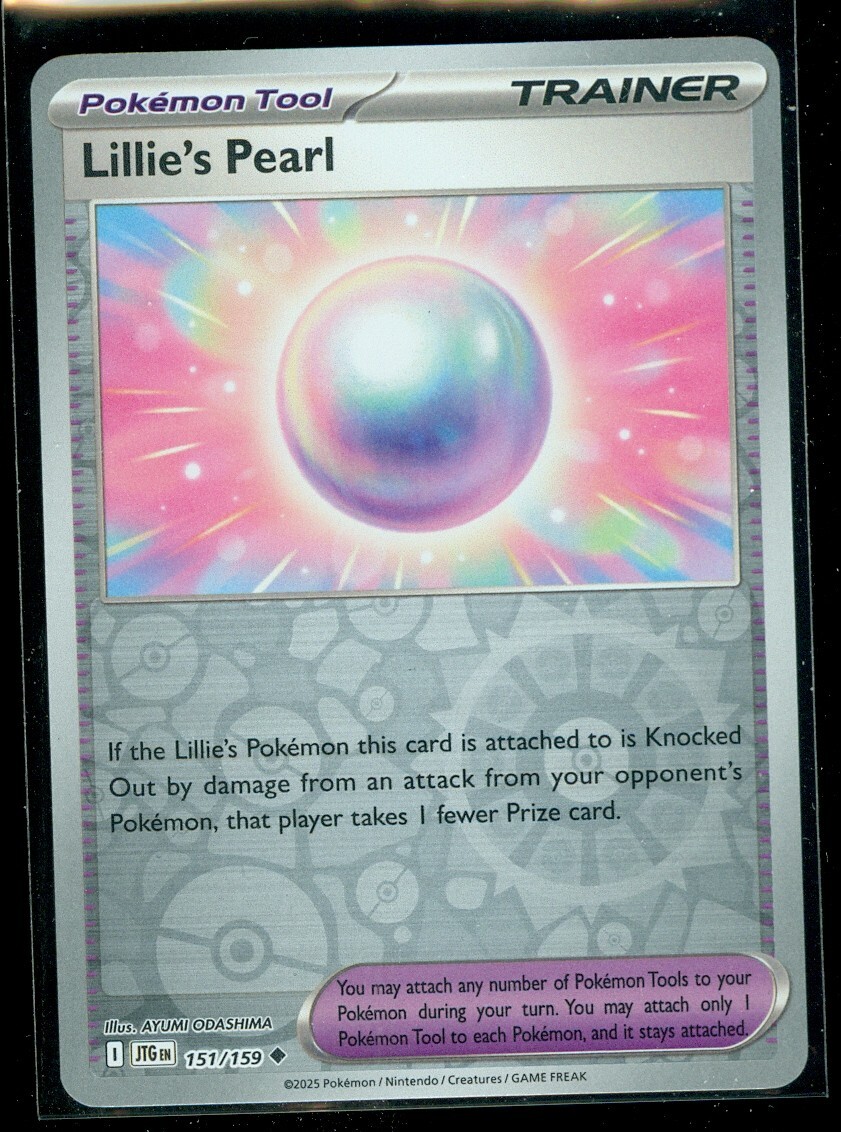 Pokemon LILLIE'S PEARL 151/159 Journey Together - Rev Holo - MINT