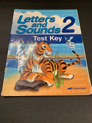 A Beka Book Letters and Sounds 2 Teacher Test Key Paperback