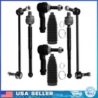 Front Steering Tie Rod Ends Sway Bars Bellow Boots For 2011-2017 Ford Explorer