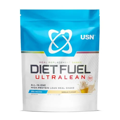 USN Diet Fuel Ultralean 770g Vanilla Diet Whey Lean Meal Replacement Shake