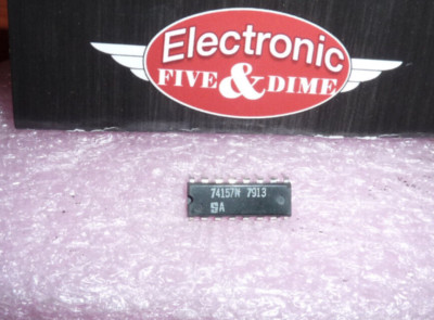 SN74157N Signetics Multiplexer, 4-Func, 2 Line Input, TTL, PDIP16  IC