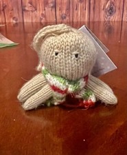 Melange Collection Knit Animal Handmade Christmas Tree Ornaments Fairly Trade