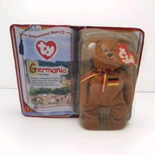 2000 Germania The Bear Ty Beanie Babies  McDonalds Happy Meals *New* *Sealed*