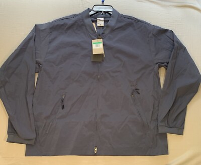Nike Mens Repel Bomber Jacket Coat Pullover XL New Windbreaker FN3006-437