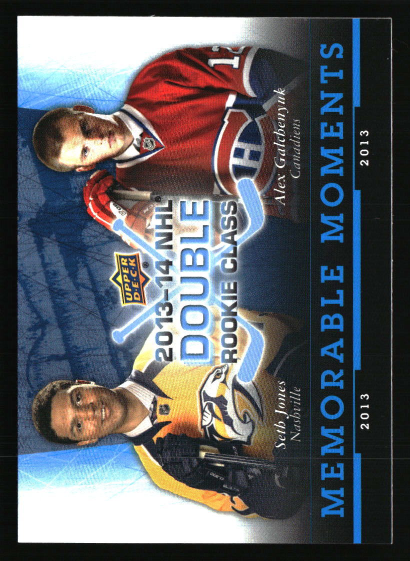 Seth Jones/Alex Galchenyuk 2014 Upper Deck National Hockey Day USA #NHCD-21