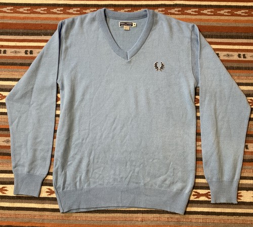 Vintage Fred Perry V Neck Jumper 