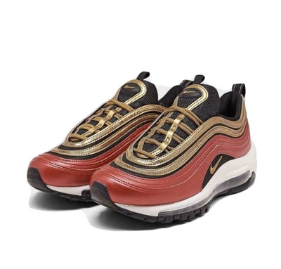 WMNS SZ 6.5: Nike Air Max 97 University Red/Metallic Gold/Sail - Glam Dunk  | eBay