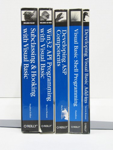 Visual Basic 5, 6 .Net - O'Reilly Book Collection - Advanced Topics - 5 Book LOT - 第 1/6 張圖片