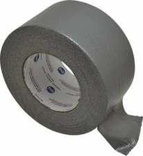 Intertape 3" x 55m Silver Duct Tape 9 mil, Rubber Adhesive, Polyethylene Clot...