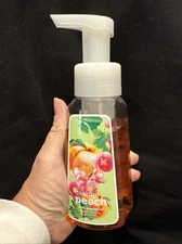 Bath and Body Works Cilantro Peach Gentle Foaming Hand Soap Rare Discontinued