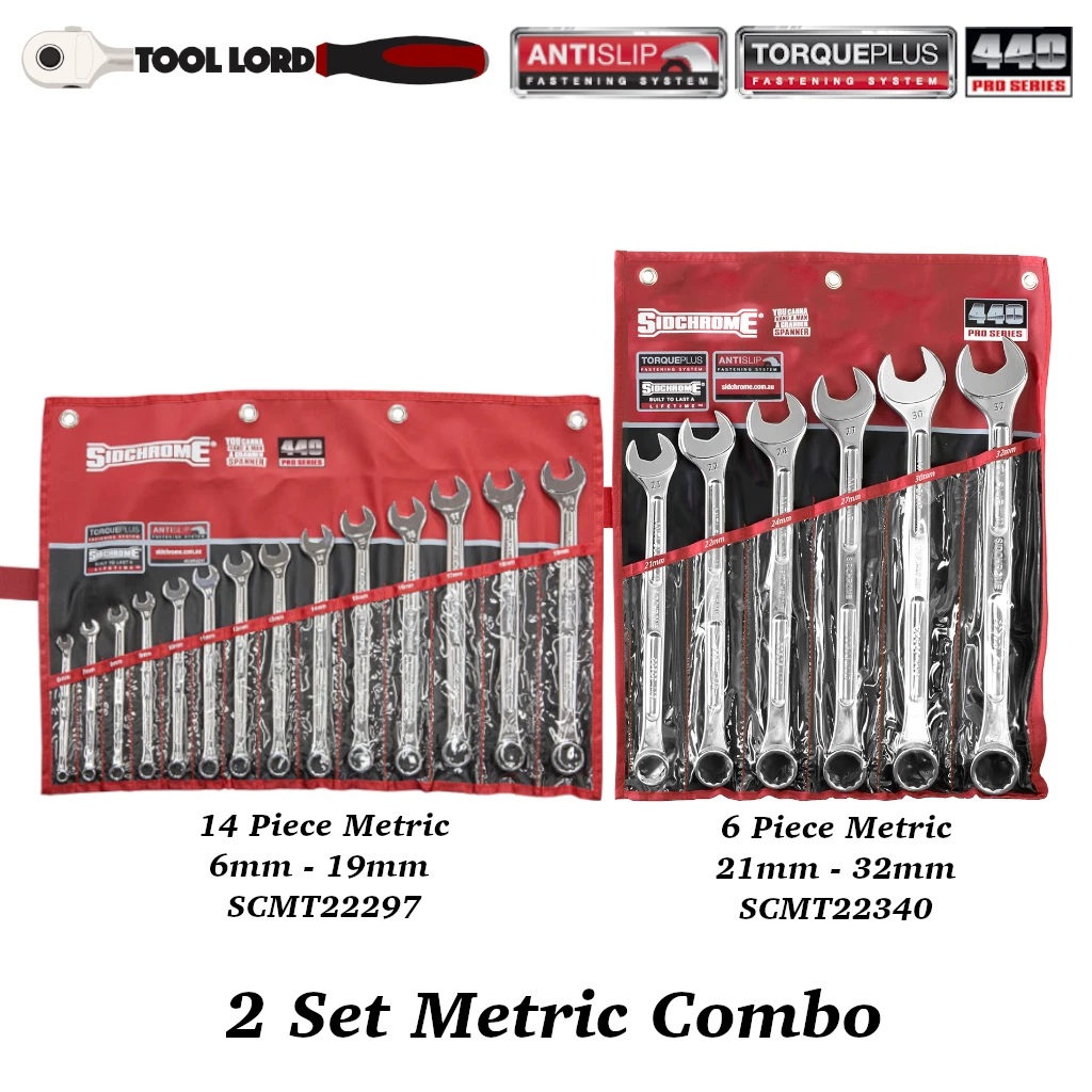 Sidchrome metric spanner set deals
