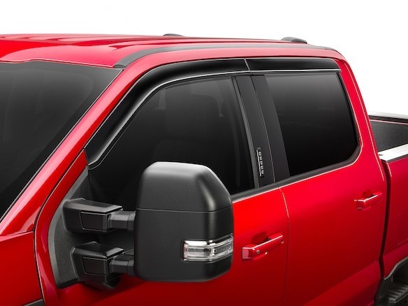17 thru 26 Super Duty OEM Ford Low Profile Window Deflectors
