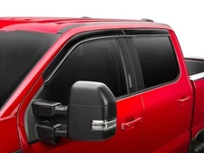 17 thru 26 Super Duty OEM Ford Low Profile Window Deflectors Visors 4pc CREW CAB