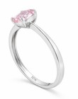 GENUINE 1.08 Cts MORGANITE RING 10k SOLID WHITE GOLD - Free Appraisal -NWT — photo 3