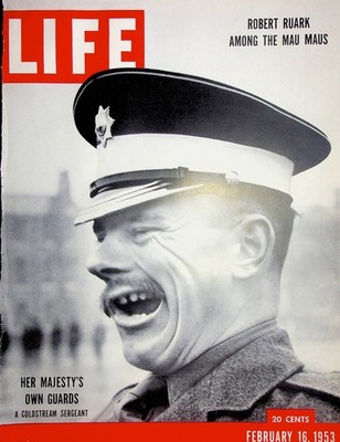 Original 1953 LIFE Cover Only: Robert Ruark Amoug The Mau Maus
