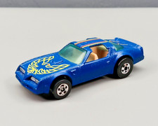 Vintage 1977 Hot Wheels Blackwall Hot Bird Rare Blue Pontiac Firebird Hong Kong