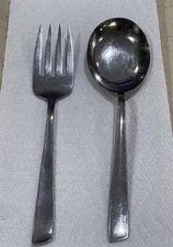 Kurman ?stainless steel salad servers Japan 2 Piece Set Fork And Spoon