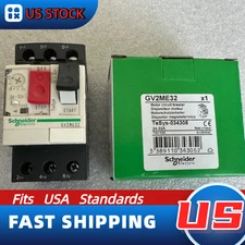 GV2ME32 Schneider NEW Manual Starter Protector: Expedited Shipping, US In-Stock