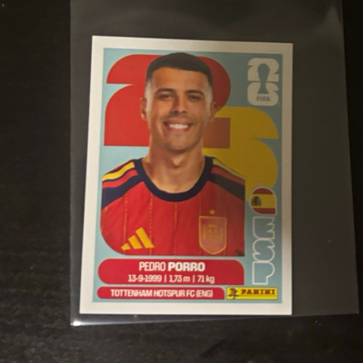 Panini FIFA World Cup Qatar 2022 Pedro Porro Soccer Card ESP 6 Spain