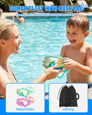 Diving Mask for Adult Teen - Panoramic Anti-Fog Comfort Fit Goggles with Me...