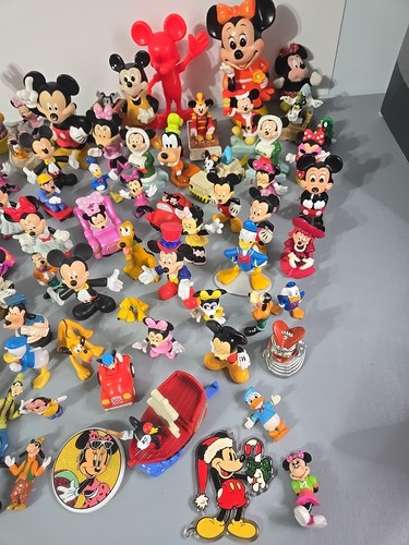Mickey Minnie Mouse Pluto Goofy Figurines Lot Of 70+ Figures PVC Mcds Toys - Picture 7 of 8
