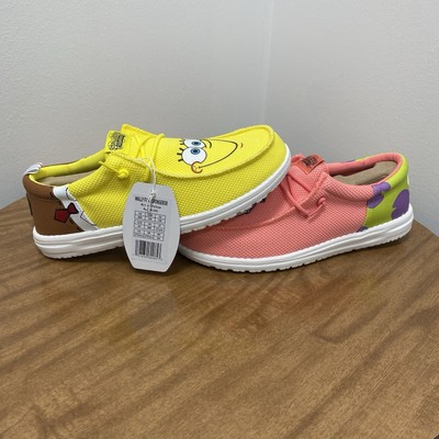 Hey DUDE WALLY Funk SpongeBob Patrick Star Shoes Sz M9 W11  display picture 2