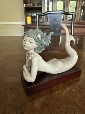 極美品　LLADRO リヤドロ 1414 ファンタジー マーメイド フィギュリン LLADRO FANTASY MERMAID #1414 FIGURINE | eBay