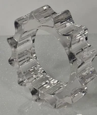 Sawtooth Bangle Resin Bracelet Transparent New  Retro ZigZag Chunky Spikes Clear