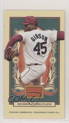 2013 Panini Golden Age Carolina Brights Mini Green Back Bob Gibson #99 HOF