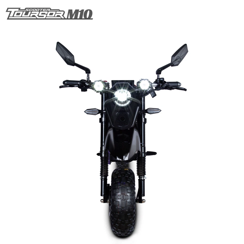 Electric Dirt Bike 10000W 72V 50AH Dual Motor Ebike for Adults UL 2849 Certified - Image 4 of 4