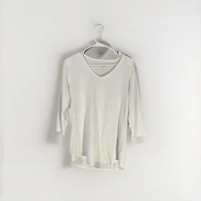 SEG'MENTS Essentials Women's Tencel ECO Knit Shirt 3/4 Sleeve Top Medium