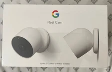 Google Nest Cam Indoor & Outdoor Wireless Smart Home Security 2-Pack NEW! Sealed