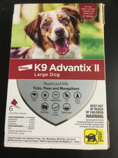 K9 Advantix II Flea Tick Medicine Large Dog 6 Month Supply Pack US Seller