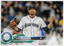 2018 Topps #116 Ariel Miranda RC - Seattle Mariners