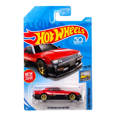 HOT WHEELS '82 Nissan Skyline R30 Red Factory Fresh Mainline JDM FJV44 2018