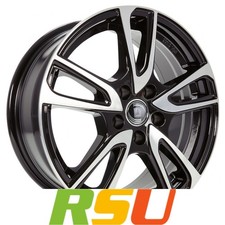 Diewe Astral black polished 7x17" ET35 LK4 98 ML 58.1 Alufelgen 17 Zoll