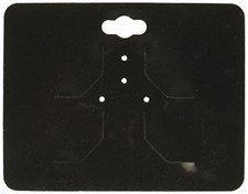 Darice 2025-634 PVC Barrette Cards 10Pc 9X7Cm Black