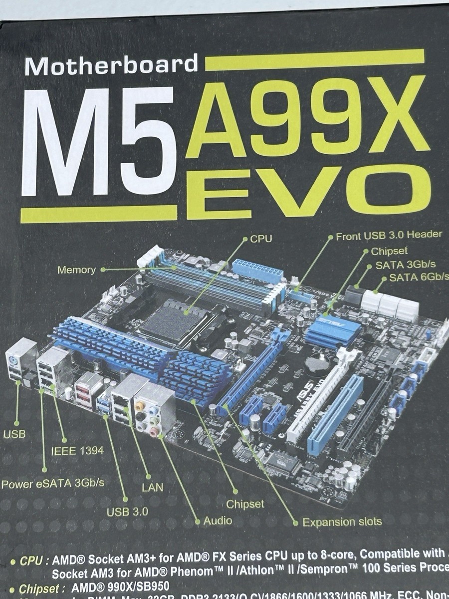 ASUS M5A99FX PRO R2.0, AM3+, AMD Motherboard for sale online